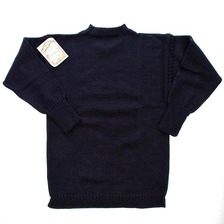 LE TRICOTEUR ガンジーセーター ネイビー画像