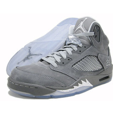 NIKE AIR JORDAN 5 RETRO Light Graphite/White-Wolf Grey 136027-005画像