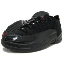 NIKE AIR JORDAN 12 RETRO LOW Black/Varsity Red 308317-001画像