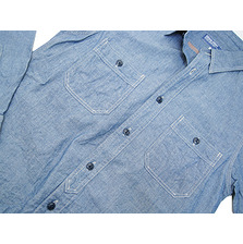 BIG JOHN DENIM CRAFT WORK CHAMBRAY SHIRTS VDC900B画像