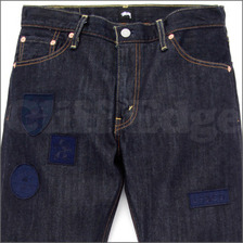 STUSSY &times; Levi's 505 Regular Straight Rigid Denim INDIGO画像