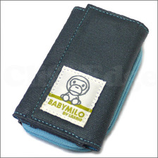 A BATHING APE BABY MILO by SANRIO キーケース GRAY画像
