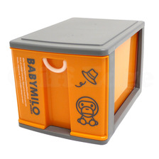 A BATHING APE BABY MILO by SANRIO クリアCDボックス ORANGE画像