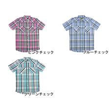 X-LARGE Plaid Western S/S Shirt 0112402画像