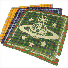 VivienneWestwood オーブチェック ハンカチ画像