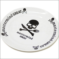 mastermind JAPAN THE MASTER BURGER プレート WHITE画像