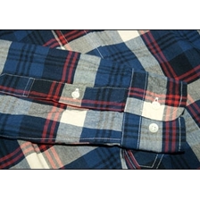 SUGAR CANE BROAD TARTAN CHECK B.D. SHIRT SC25573画像