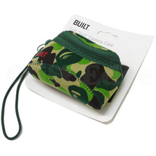 A BATHING APE x BUILT SHELL CAMERA CASE SMALL GREEN CAMO画像