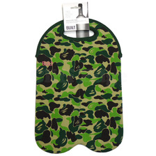 A BATHING APE x BUILT TWO BOTTLE TOTE GREEN CAMO画像