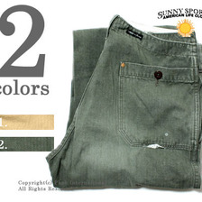 SUNNY SPORTS ユーズドウォッシュヘリンボーンユーティリティーパンツ SN-11FW-16画像