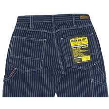 IRON HEART 811 12oz Wabash Stripe Engineer Painter Pants IH-811画像