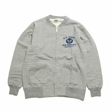 Buzz Rickson's FULL ZIP SET-IN CREW SWEAT "U.S. ARMY AIR FORCES" BR65601画像