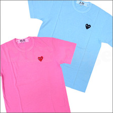 PLAY COMME des GARCONS x D&DEPARTMENT ワンポイントハート Tシャツ画像