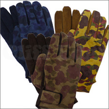 A BATHING APE 1ST CAMO レザーグローブ画像