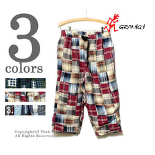 GRAMICCI 3/4レングスパッチワーククロップドパンツ 0719-JCJ画像