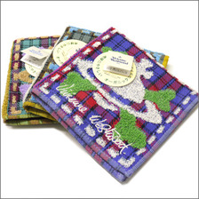 VivienneWestwood チェック&スカルORB パイルハンカチ画像