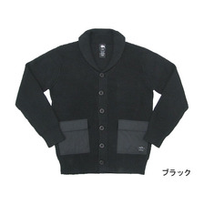 STUSSY Boulder Shawl Sweater 017291画像