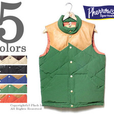 Pherrow's ノーザンエクスプローラー ダウンベスト 12W-NEDV画像