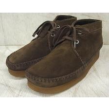 Clarks WEAVER BOOT EBONY SUEDE 20341167画像