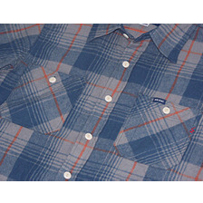IRON HEART スモーキー フランネルワークシャツ IHSH-48画像