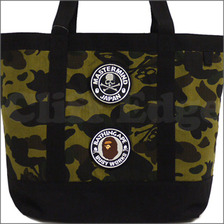 A BATHING APE x mastermind JAPAN CAMO トートバッグ GREEN CAMO画像