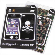A BATHING APE &times; mastermind JAPAN GIZMOBIES iPhone4 プロテクター画像