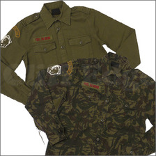 HYSTERIC GLAMOUR ワッペン付 ミリタリー 長袖シャツ画像