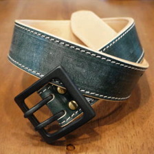 SAMURAI JEANS A107HS ブライドルレザーステッチベルト A107HS-16画像