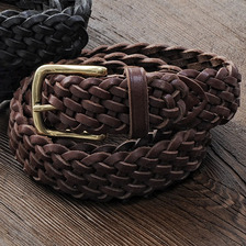 CLAYTON LEATHER メッシュベルト画像