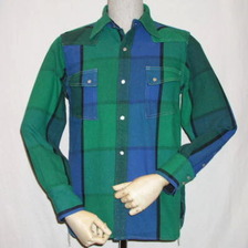 SAMURAI JEANS SNW11-01B サムライヘビーネル ウエスタンシャツ11-01B画像