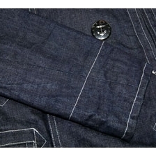 FULLCOUNT 2745 WW1 DENIM P-COAT (FLAP)画像
