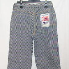 SAMURAI JEANS サムライ自動車倶楽部 SM410DBN-HC 17ozヒッコリー ダブルニーワークパンツ画像