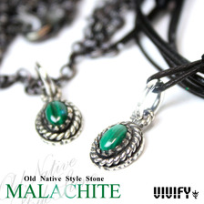 VIVIFY Old Native Style Stone Setting Top(MALACHITE) VFN-156画像