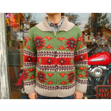 HELLER'S CAFE Native Pattern Cowichan Sweater HC-K01画像