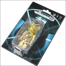 STUSSY x MEDICOM TOY WORLD WIDE TOUR BE@RBRICK 100% YELLOW画像