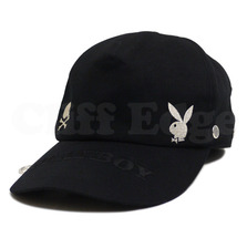 mastermind JAPAN x Playboy x THEATER 8 RABBIT SKULL キャップ BLACK画像