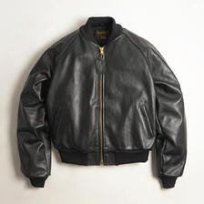 VANSON TEAM JACKET MODEL TJ BLACK画像