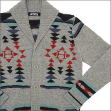 HYSTERIC GLAMOUR Valley hys ニットカーディガン GRAY画像