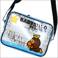 A BATHING APE BABY MILO by SANRIO 通園ショルダーバッグ BLUE画像