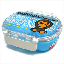 A BATHING APE BABY MILO by SANRIO ランチケースDXS BLUE画像