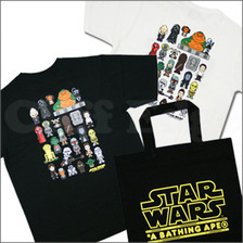 A BATHING APE x STAR WARS オールスターTシャツ&トートバッグ画像