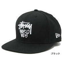 STUSSY &times; NEW ERA Stock Worldwide Fitted Ballcap 031758画像