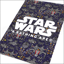A BATHING APE x STAR WARS ノベルティ MILO GALAXY ポスター MULTI画像