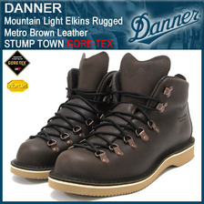 Danner Mountain Light Elkins Rugged Metro Brown Leather STUMP TOWN GORE-TEX D-30869画像