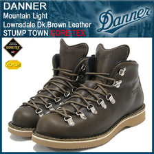 Danner Mountain Light Lownsdale Dk.Brown Leather STUMP TOWN GORE-TEX D-33110X画像