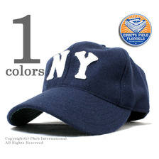 Ebbets Field Flannels ニューヨークブラックヤンキース 1936年モデルウールベースボールキャップ NYB36C画像
