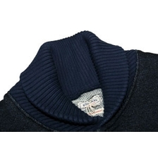 ETERNAL 53681 インディゴ先染裏毛スウェットジャケット画像