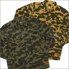 A BATHING APE 1ST CAMO ARMY 長袖シャツ画像