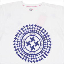 Whiz サークルロゴ Tシャツ WHITE画像