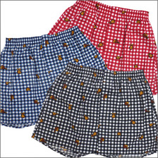 A BATHING APE MILO ギンガムチェック トランクス画像